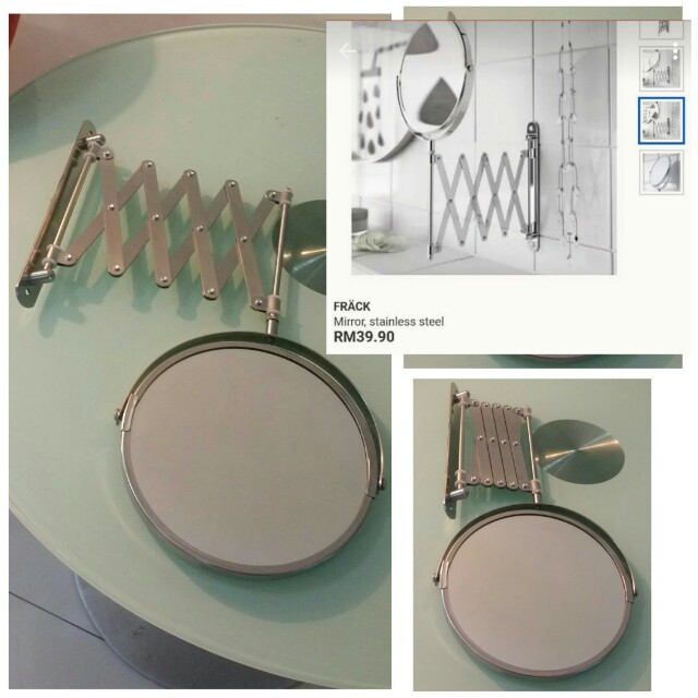 Ikea Frack Mirror Beauty Magnifying Glass Home Furniture Ikea Frack Mirror Beauty Magnifying