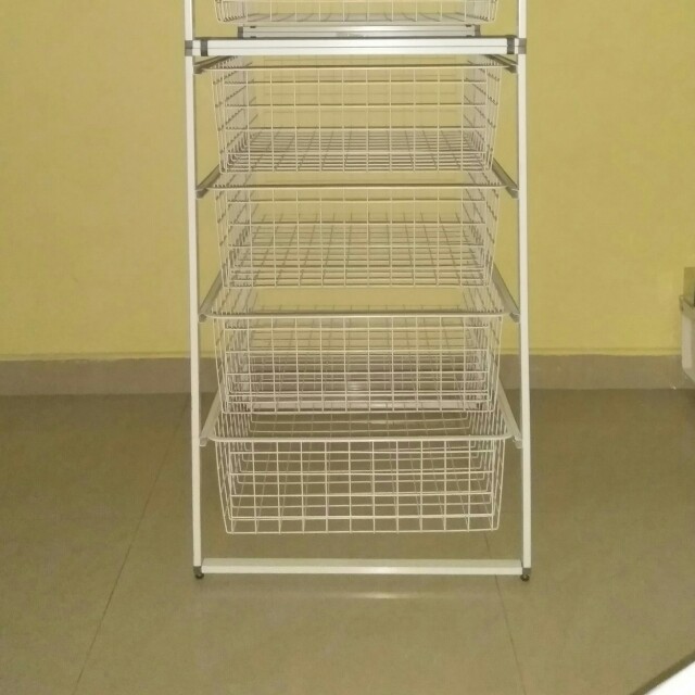 Ikea Rack Wire Basket Drawer Furniture Others On Carousell