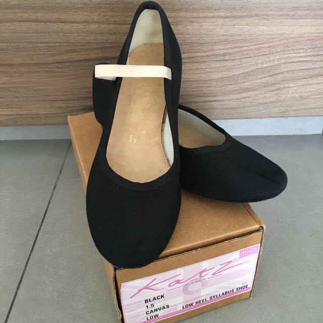 Katz Ballet Black Character Shoes (Size 