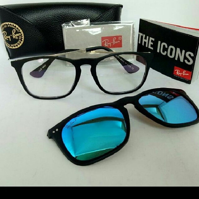 ray ban magnetic clip on