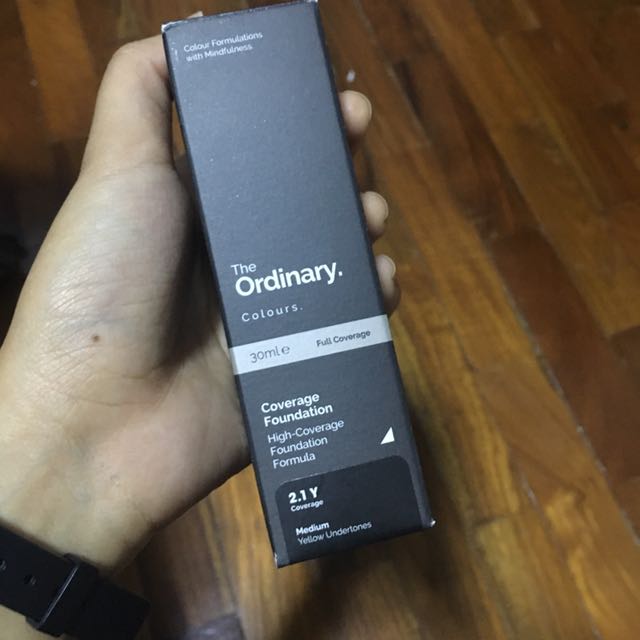 The Ordinary Coverage Foundation shade 2.1Y, Beauty & Personal Care