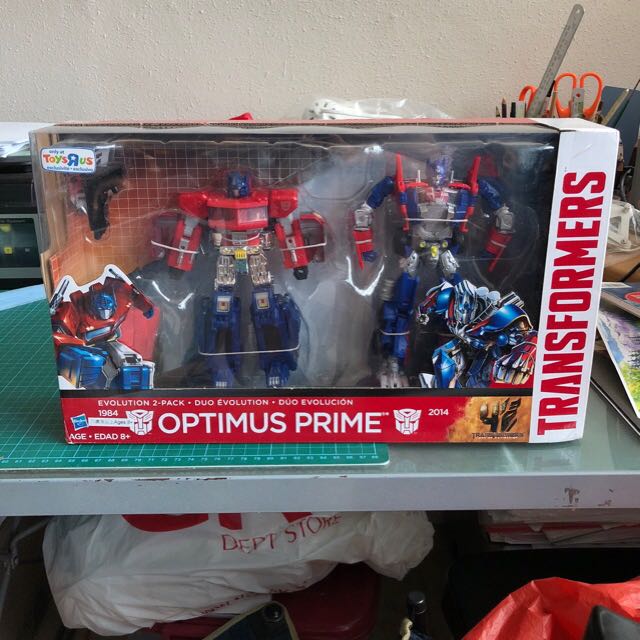 Transformers Optimus Prime 2 Pack Age Of Extinction Toys R Us Exclusive Toys Games Bricks Figurines On Carousell