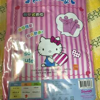 Hello kitty 正版雨衣