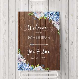 Baby Shower Welcome Sign, Acrylic Welcome Sign, Brushed Back Wedding Sign,  Hand Painted Acrylic Sign WS28 