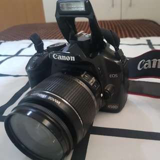 BDAY SALE! Canon 450D DSLR stock lens