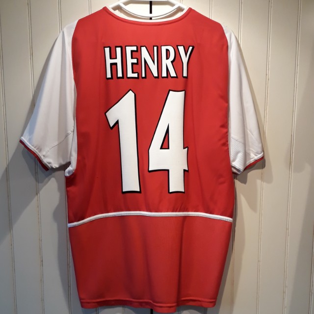 2002 2004 Arsenal Home Jersey Henry 14 Men S Fashion Clothes On Carousell