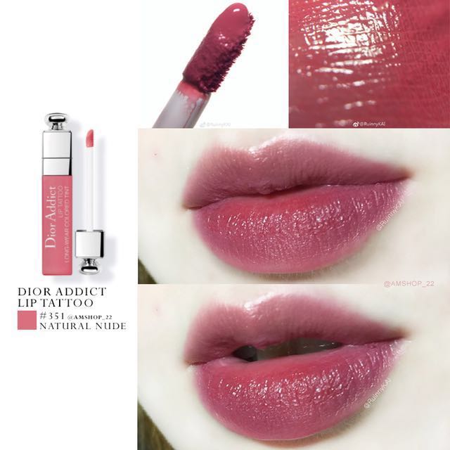 Dior lip deals tattoo 351