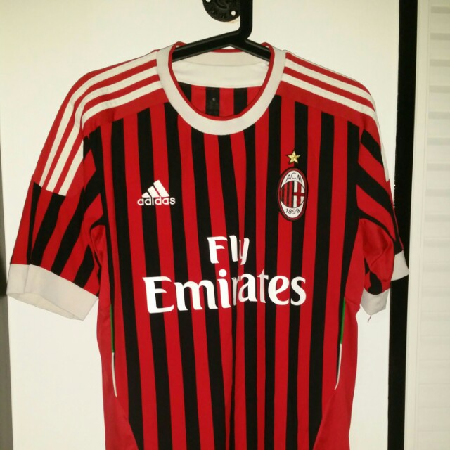 Ac Milan Jersey Sports Sports Apparel On Carousell