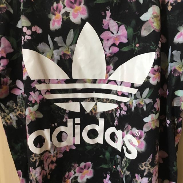 adidas womens floral shirt