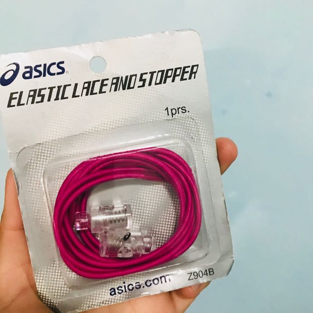 asics elastic lace and stopper