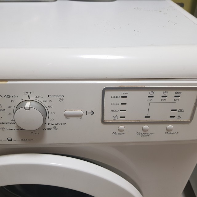 Brandt 6 kg European washing machine, TV & Home Appliances, Washing