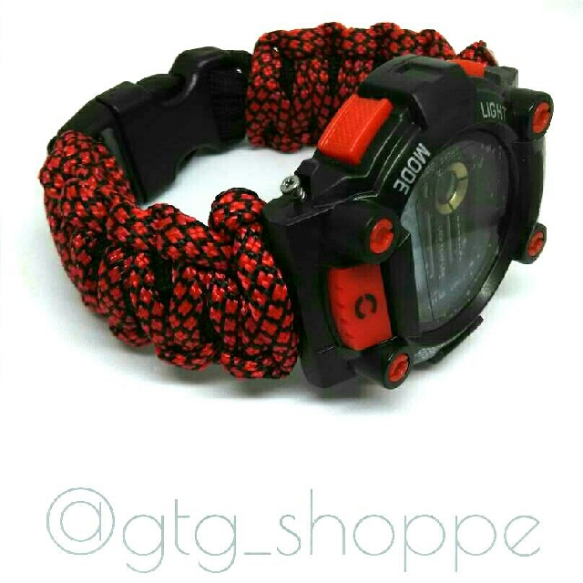 g shock paracord watch band