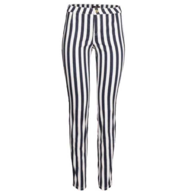 Striped jeans h&m cheap