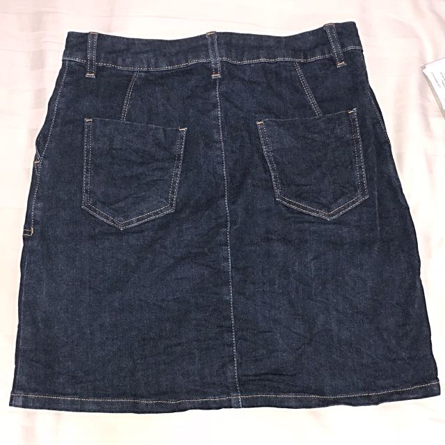 Marks Spencer Denim A line Skirt Women s Fashion Bottoms Skirts on Carousell