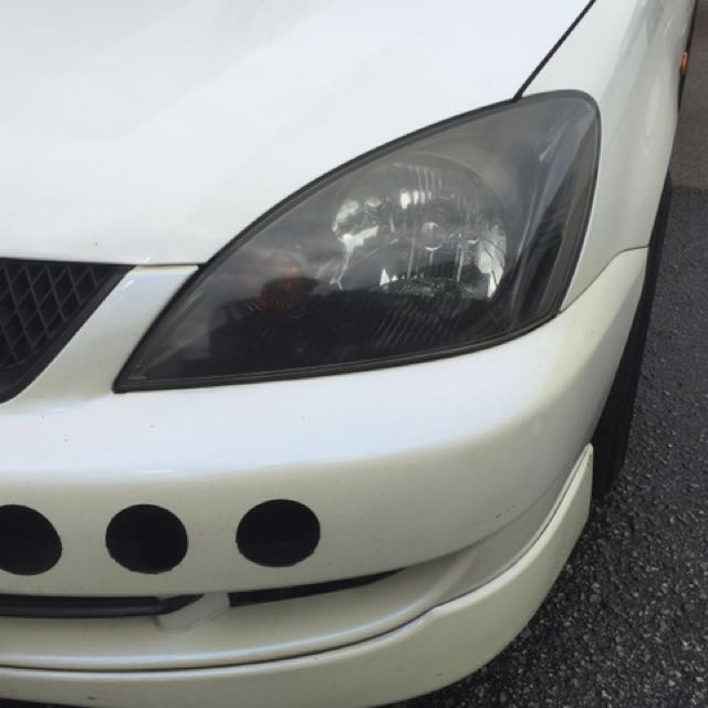 Mitsubishi Lancer black base headlight cs3, Car Accessories on Carousell