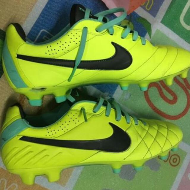 nike tiempo yellow