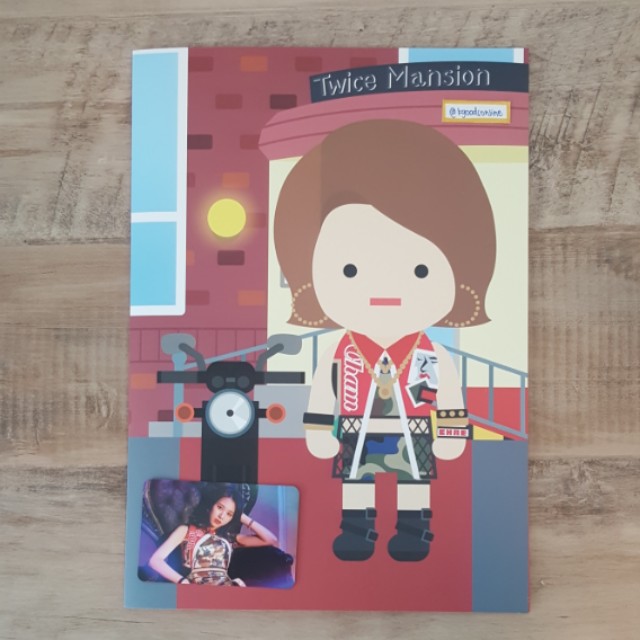 Official Chaeyoung Twice Popup Store Paper Doll Entertainment