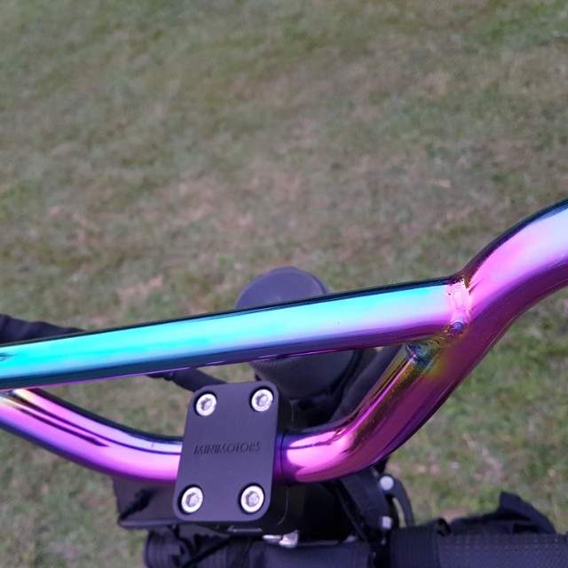 oil slick handlebars