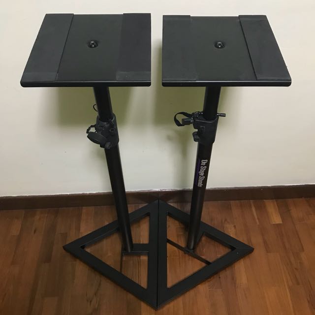 on stage studio monitor stands