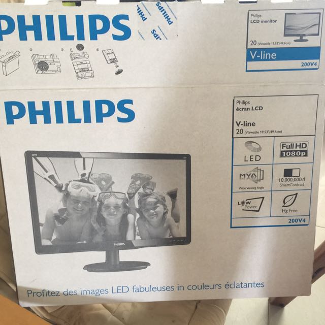 Phillip LCD monitor, Computers & Tech, Parts & Accessories, Monitor ...