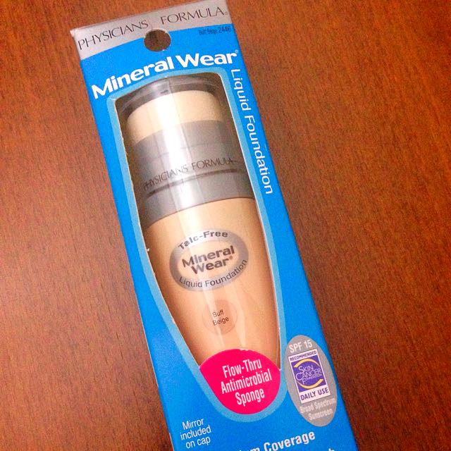 physicians formula mineral wear liquid foundation