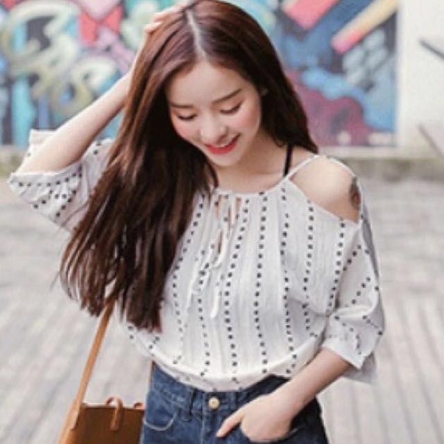 Po Tumblr Bohemian Cold Shoulder Top Women S Fashion Clothes