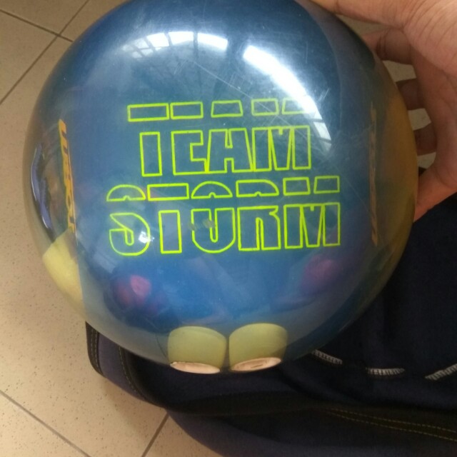 Rare storm clear bowling ball, Sports Equipment, Sports & Games