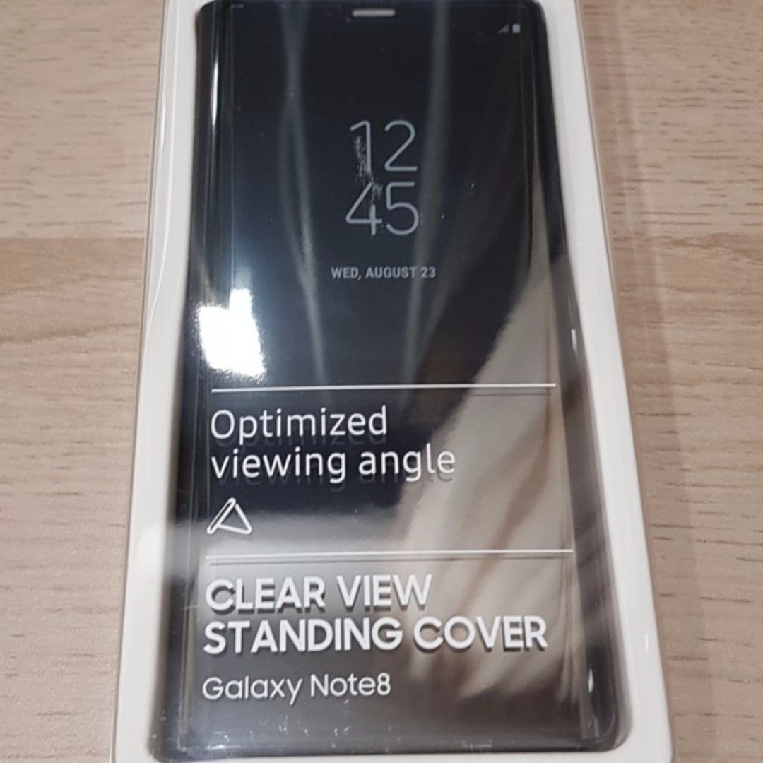 samsung note 8 clear view standing cover