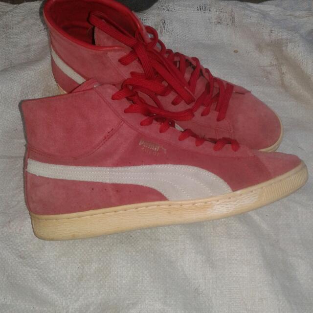 Sepatu Puma Suede High Men S Fashion Footwear On Carousell