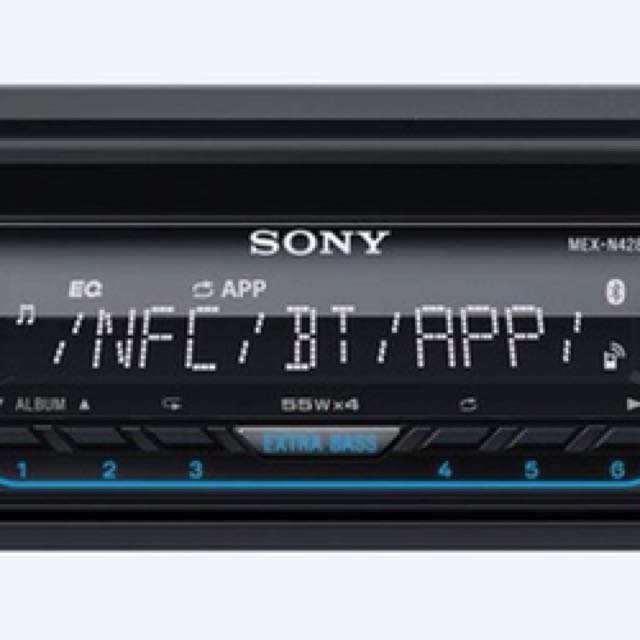 Sony MEXN4280BT Car Stereo Receiver w/Bluetooth NFC & App, Car