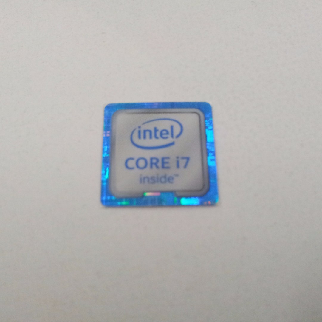 Sticker Intel Core I7 6th Gen Computers And Tech Parts And Accessories Computer Parts On Carousell 5305