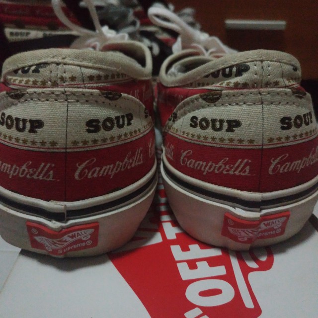 vans x supreme campbell s soup Men s Fashion Footwear Sneakers