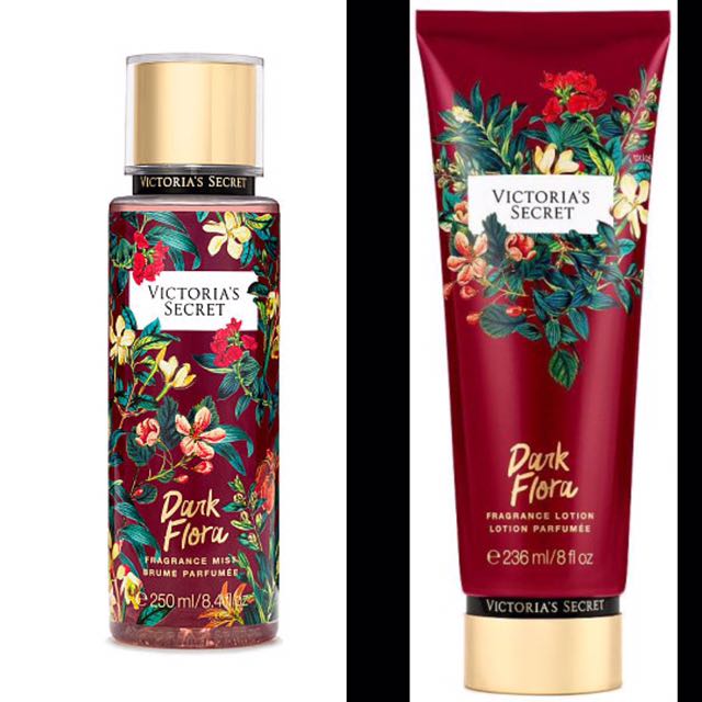 Victoria s Secret Dark Flora body lotion and mist Beauty