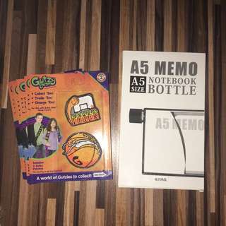 patches & notebook bottle