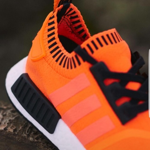 Adidas nmd orange best sale noise