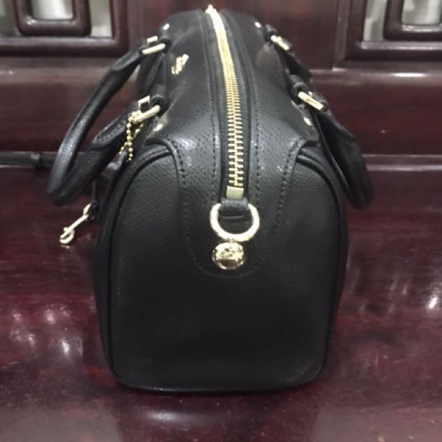 Authentic Coach F36624 Mini Bennett Satchel in Crossgrain Leather Sling  Crossbody Shoulder Handbag (Never use before )