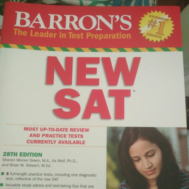 Barron S New Sat Books Stationery Textbooks On Carousell