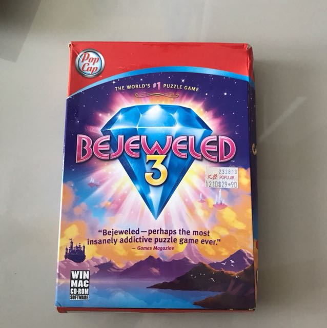 Bejeweled 3 Pc Cd Rom Toys Games Video Gaming Video Games On Carousell - cardboard greatsword roblox