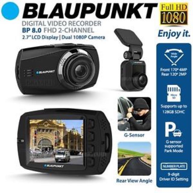 Blaupunkt BP8.0 car dash cam, Car Accessories on Carousell