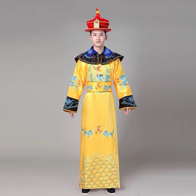 Chinese Emperor Costume King, Men's Fashion, Bottoms, Sleep and Loungewear  on Carousell