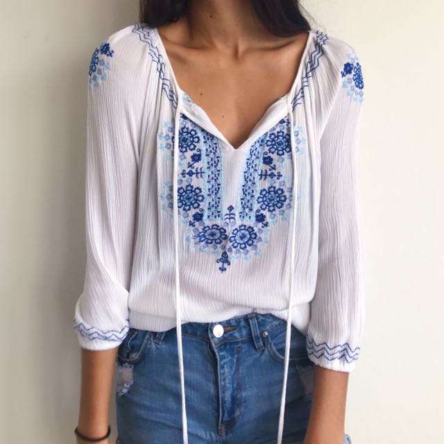 Bohemian Peasant Blouse - Image Of 