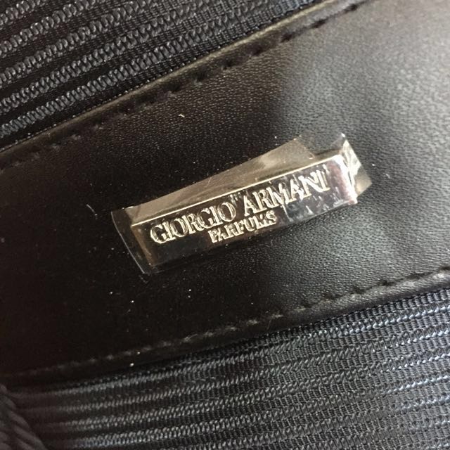 Armani Parfums Duffle Travel Bag, Men's Fashion, Bags, Belt