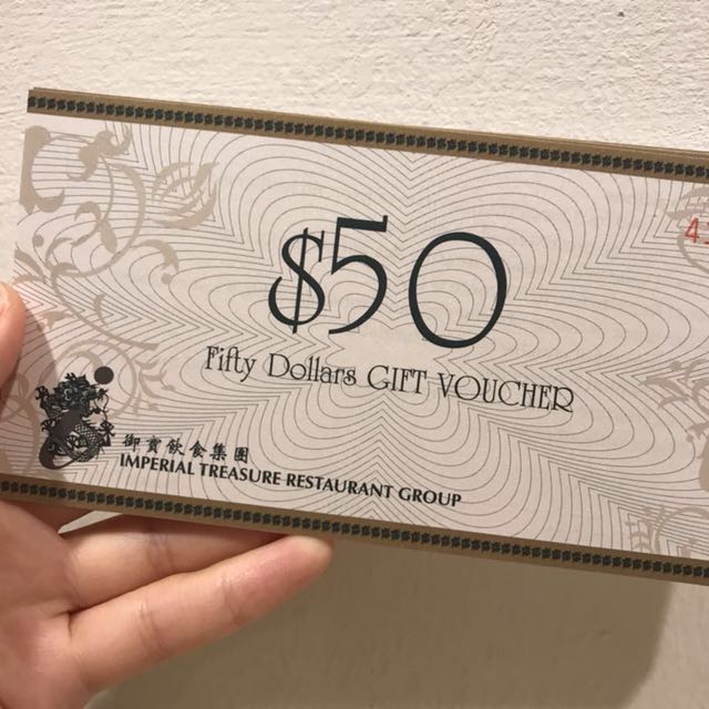 Imperial Treasure Gift Voucher , Tickets & Vouchers, Vouchers on Carousell