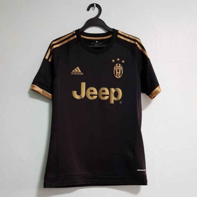 Juventus Away Jersey Black/Gold, Sports 