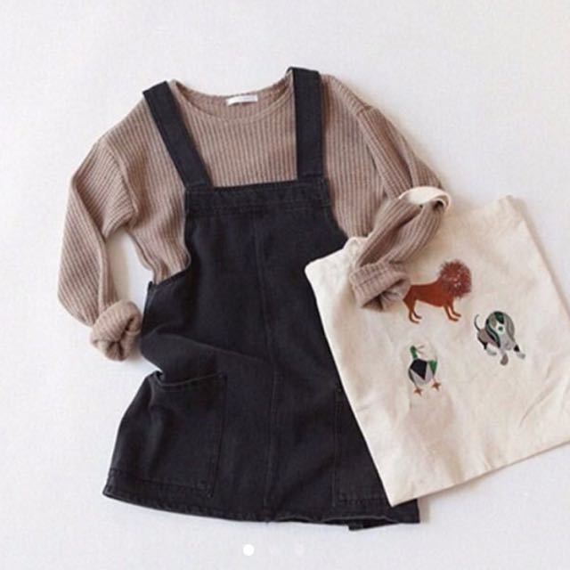 Korean dungaree dress Clearance