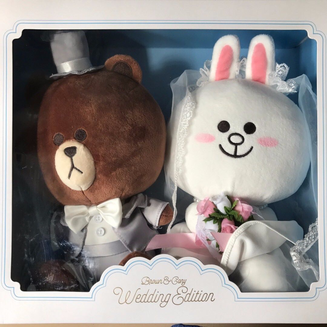 Line friends wedding sales doll