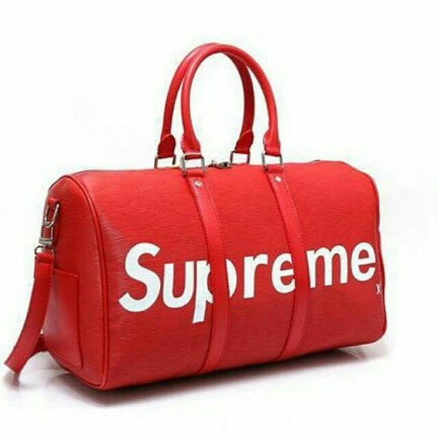 Supreme lv deals travel bag