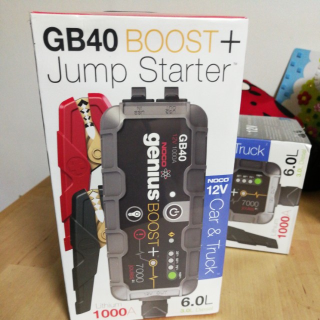 NOCO GB40 Boost + Jump Starter (1000A), Car Accessories on Carousell