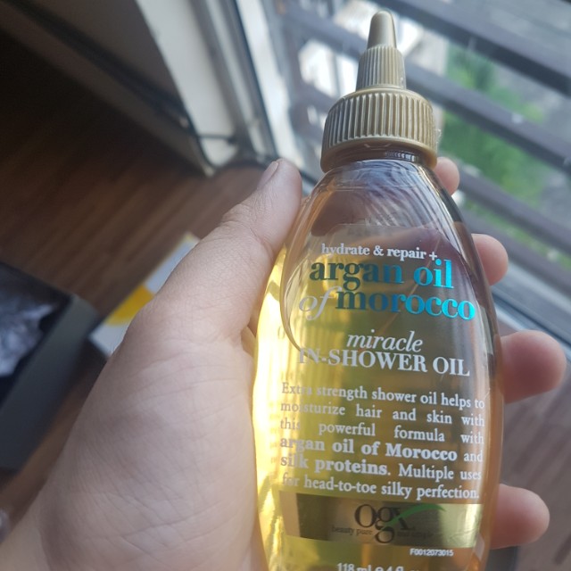OGX Argan Oil of Morocco miracle In shower oil. on Carousell