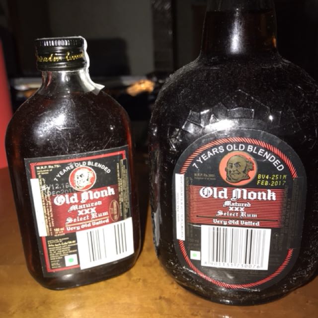 old monk rum food drinks beverages on carousell